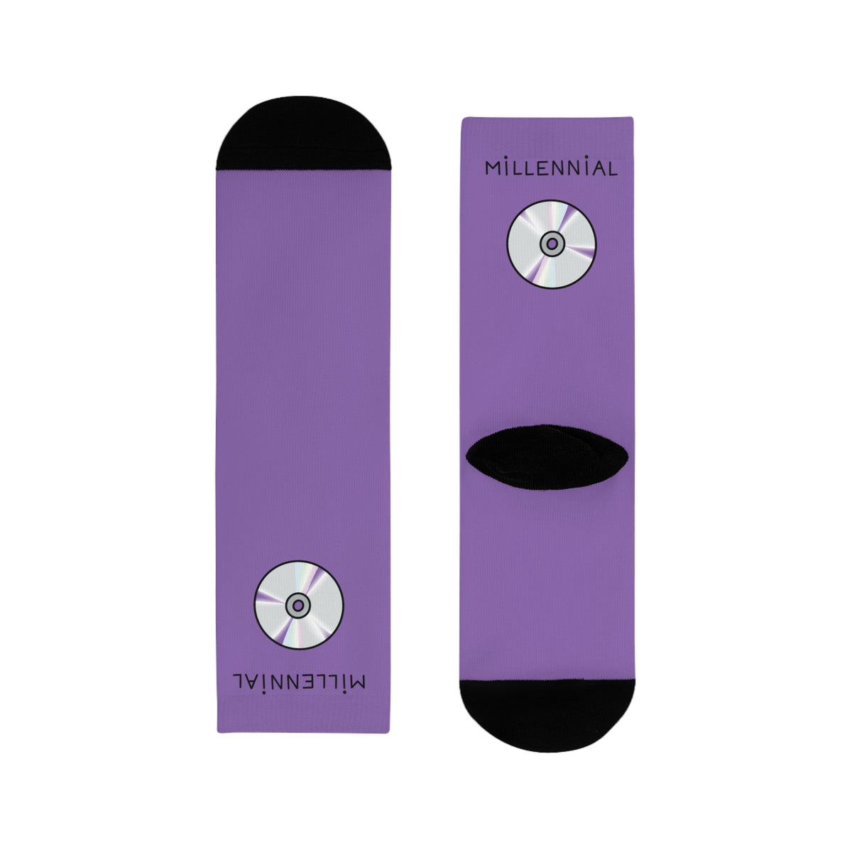 Millennial Socks in Purple