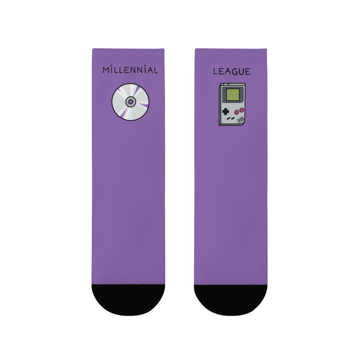 Millennial Socks in Purple