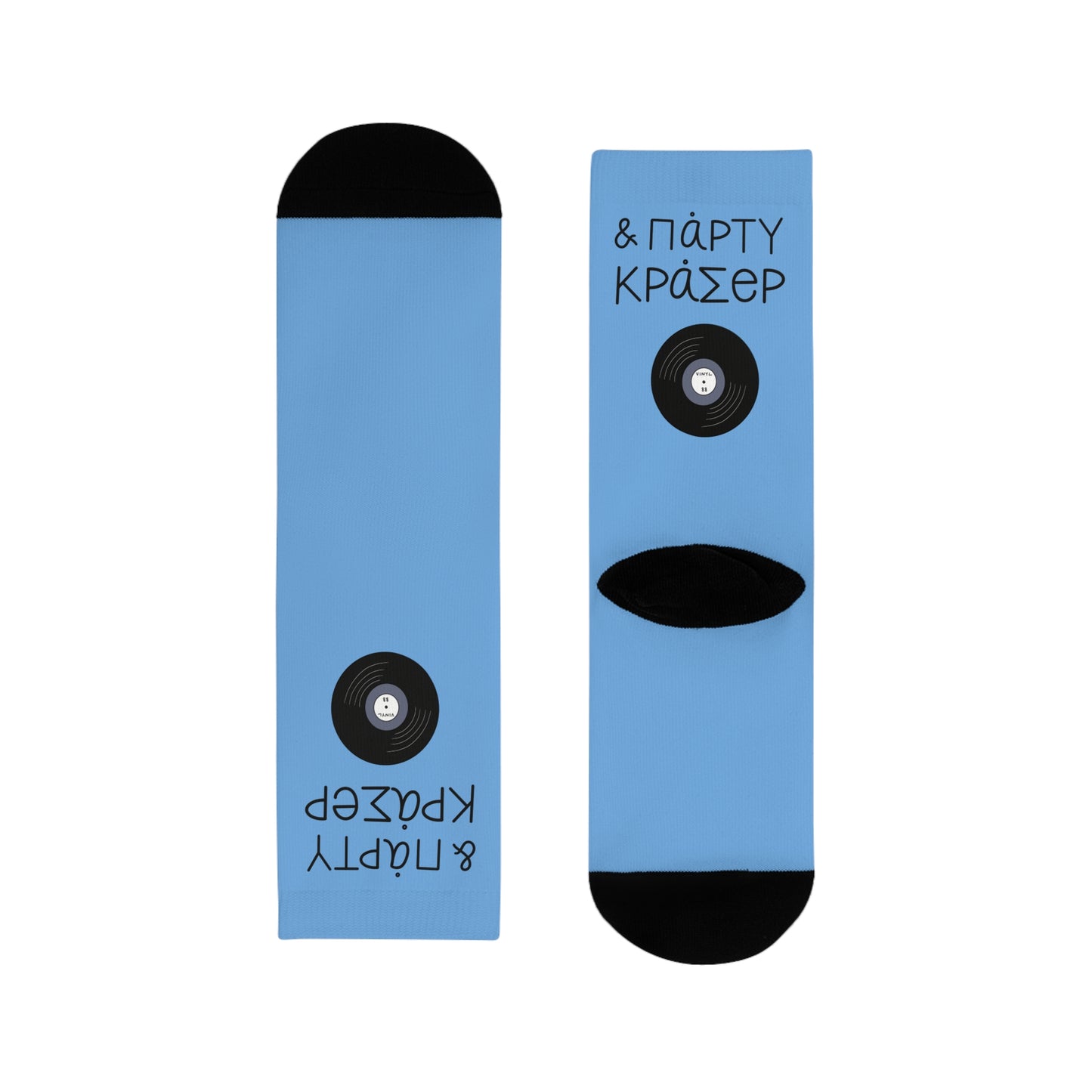 Party Crasher Socks in Light Blue