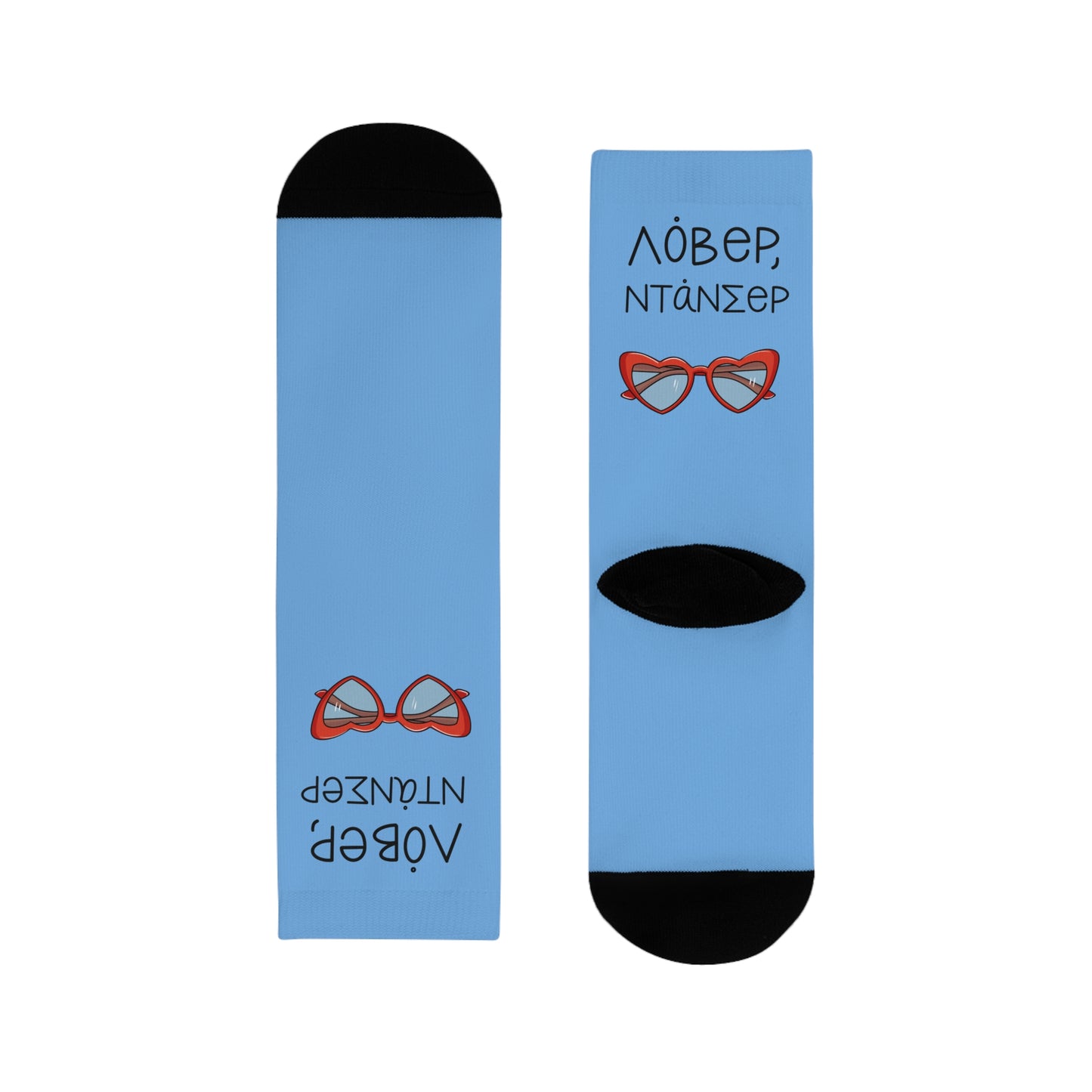 Party Crasher Socks in Light Blue